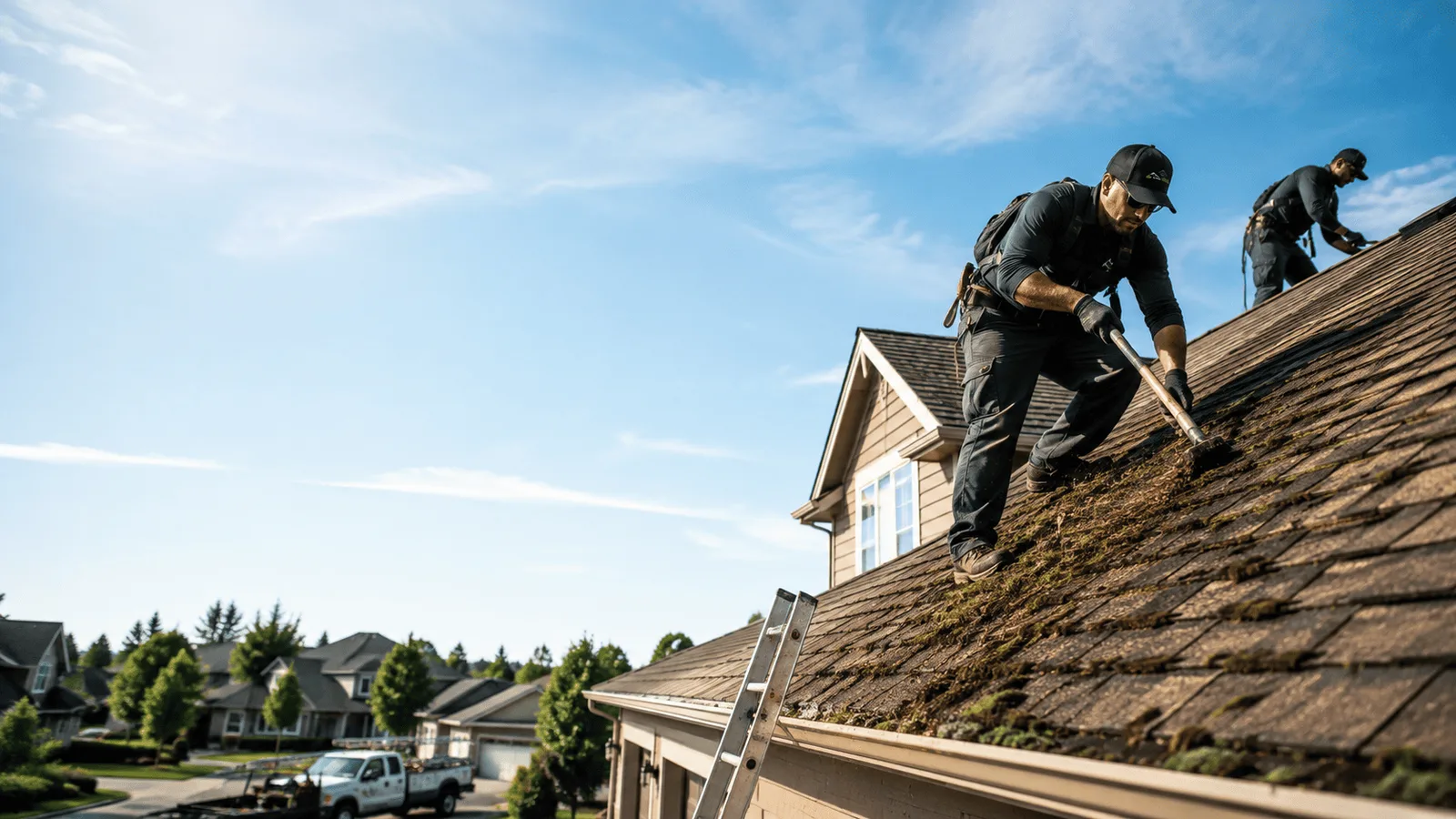 Roof Moss Removal in Bluebell, UT near me